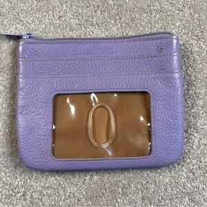 Buxton Leather Wallet Coin Purse Lavender Purple Small ID Card Slots